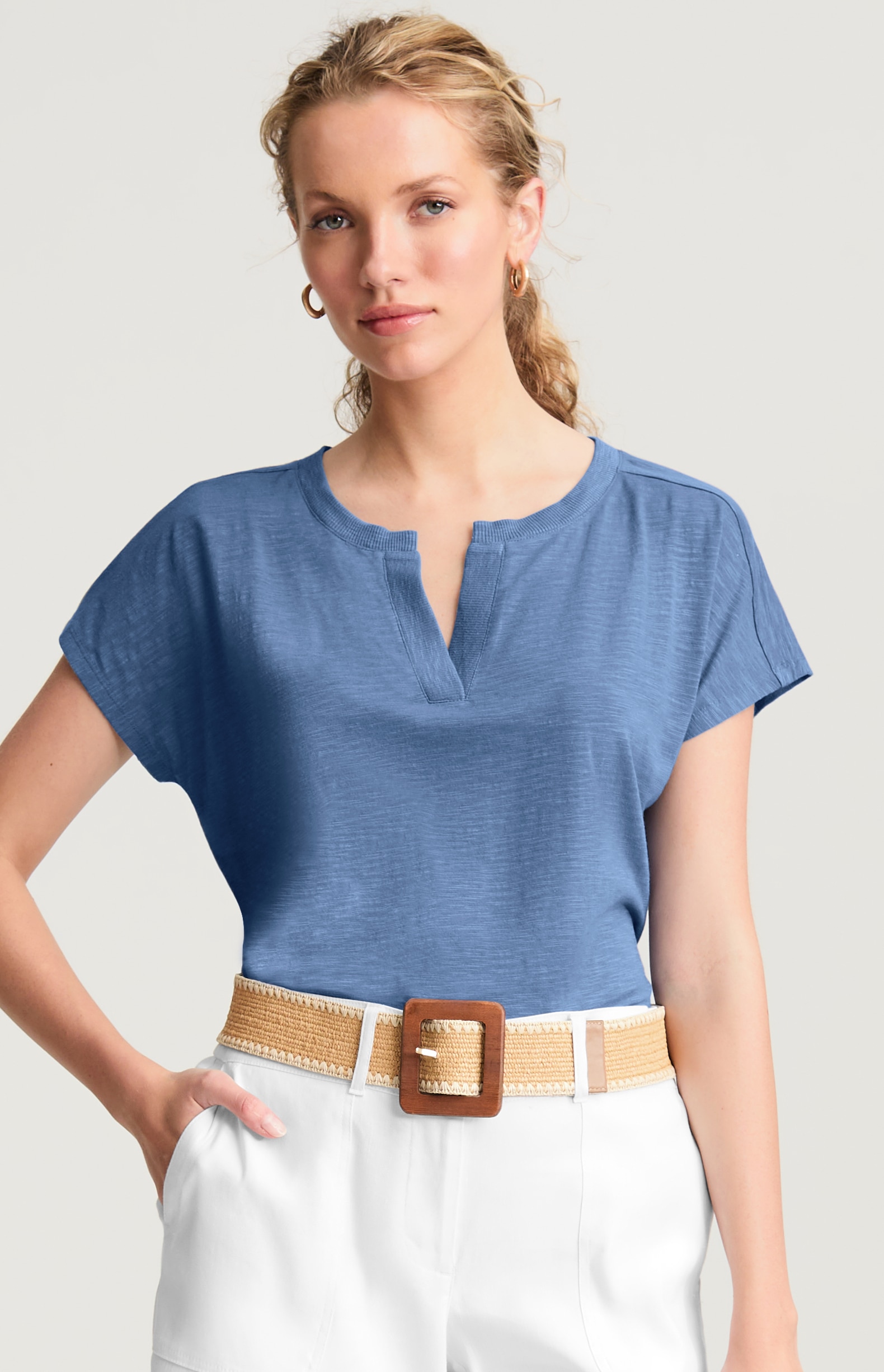 cap-sleeve tee