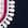 Swatch image of navy blue multi for Embroidered Split-Neck Dress