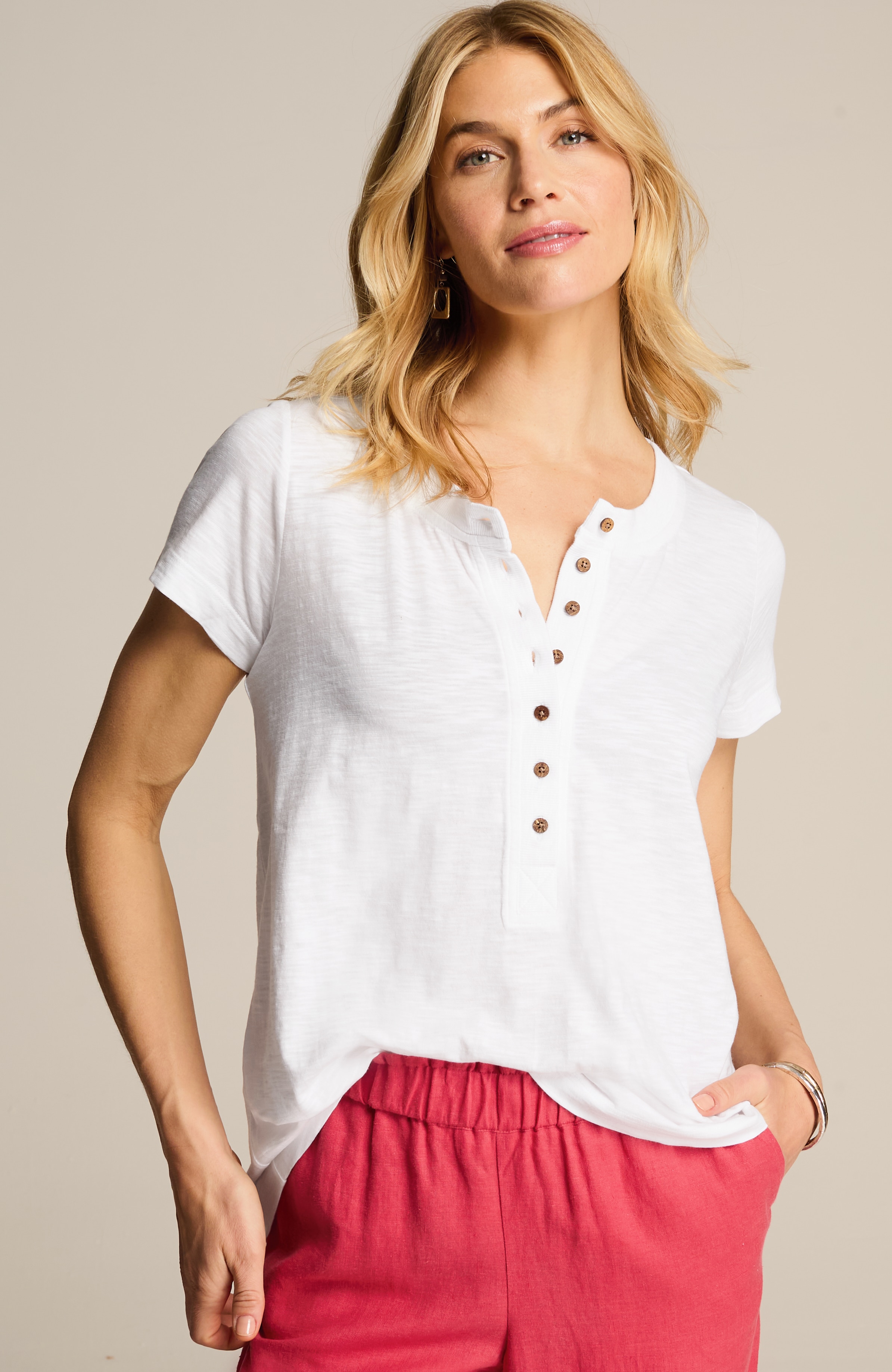 Short Sleeve Four Button Henley - Multi-color | Levi's® US