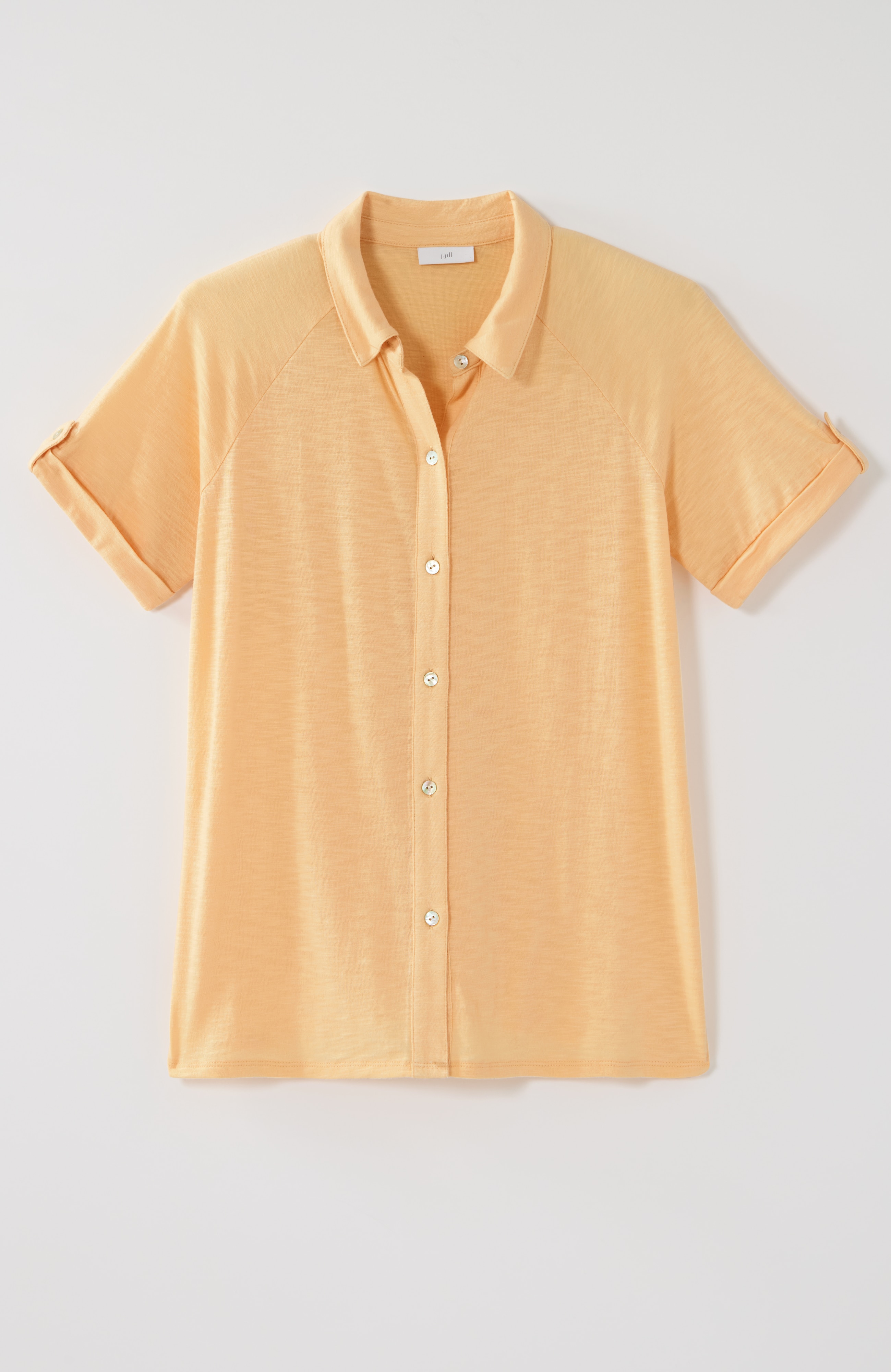 【KOOLOSET】KL Stripe Button Knit Knickerbocker The Beefy Oxford Shirt - Hunter Stripe | Long