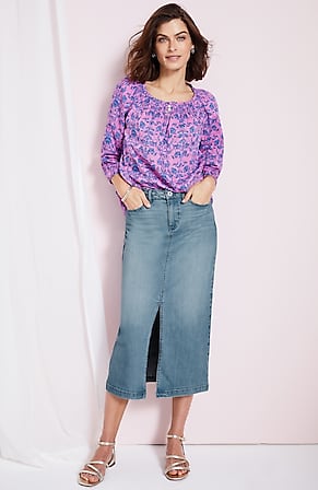 Image for Denim Maxi Skirt