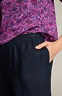 linen pull-on shorts