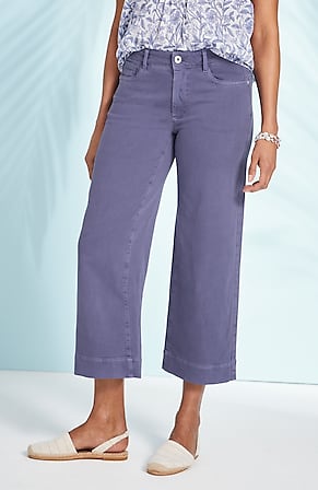 Image for Wide-Leg Cropped Jeans