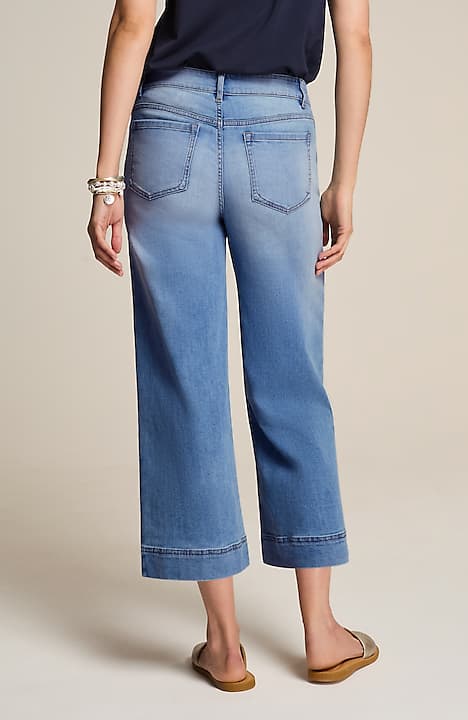 WIDE-LEG CROPPED JEANS JJill - Main Image