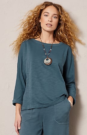 Image for Pure Jill Organically Grown Cotton Seamed Top