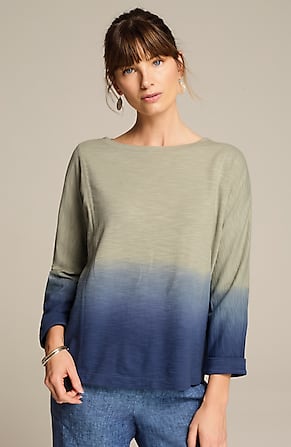 Image for Pure Jill Organically Grown Cotton Seamed Top