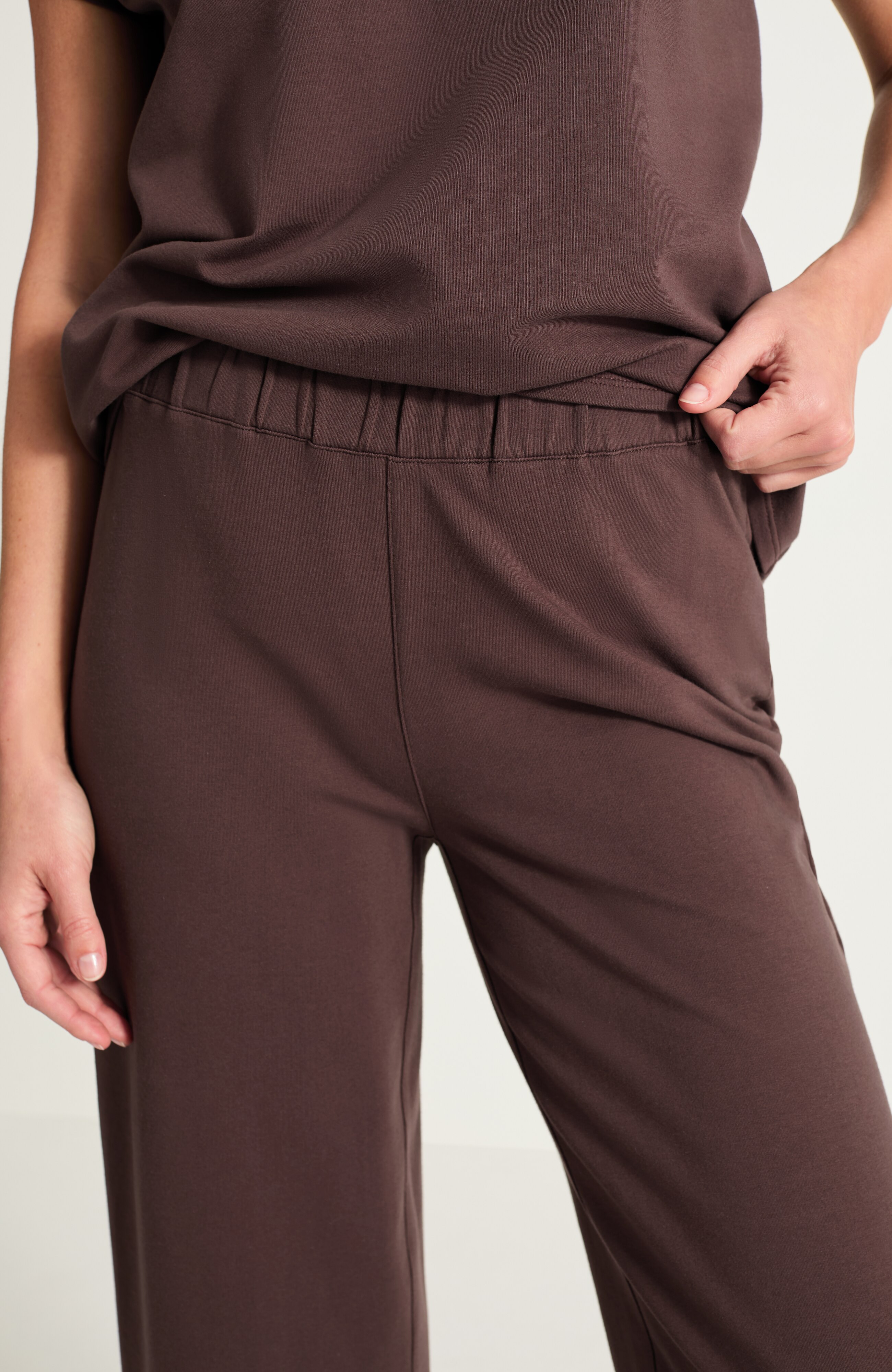Fit French Terry Embroidered Crops | JJill