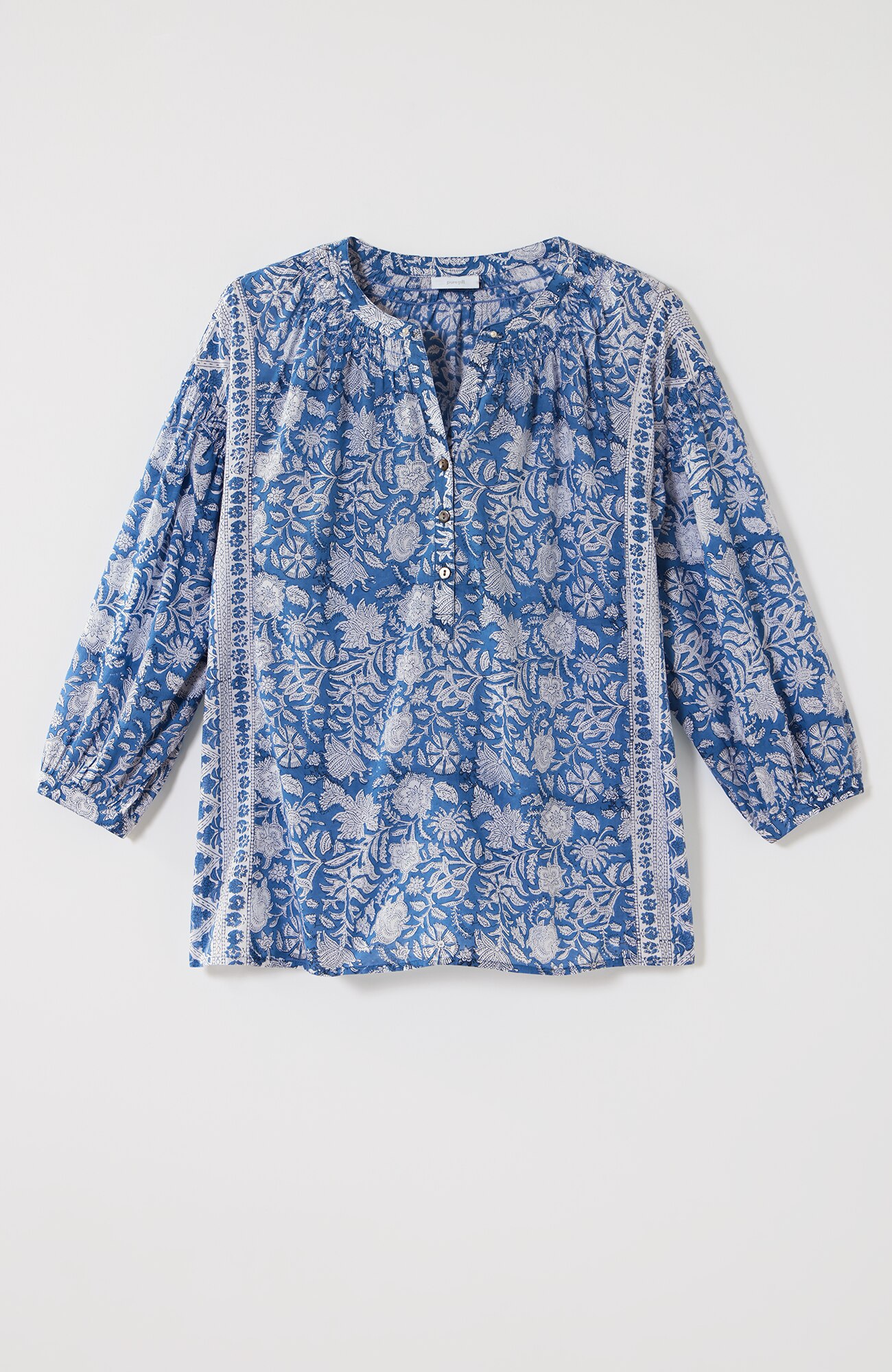pure jill block-printed popover