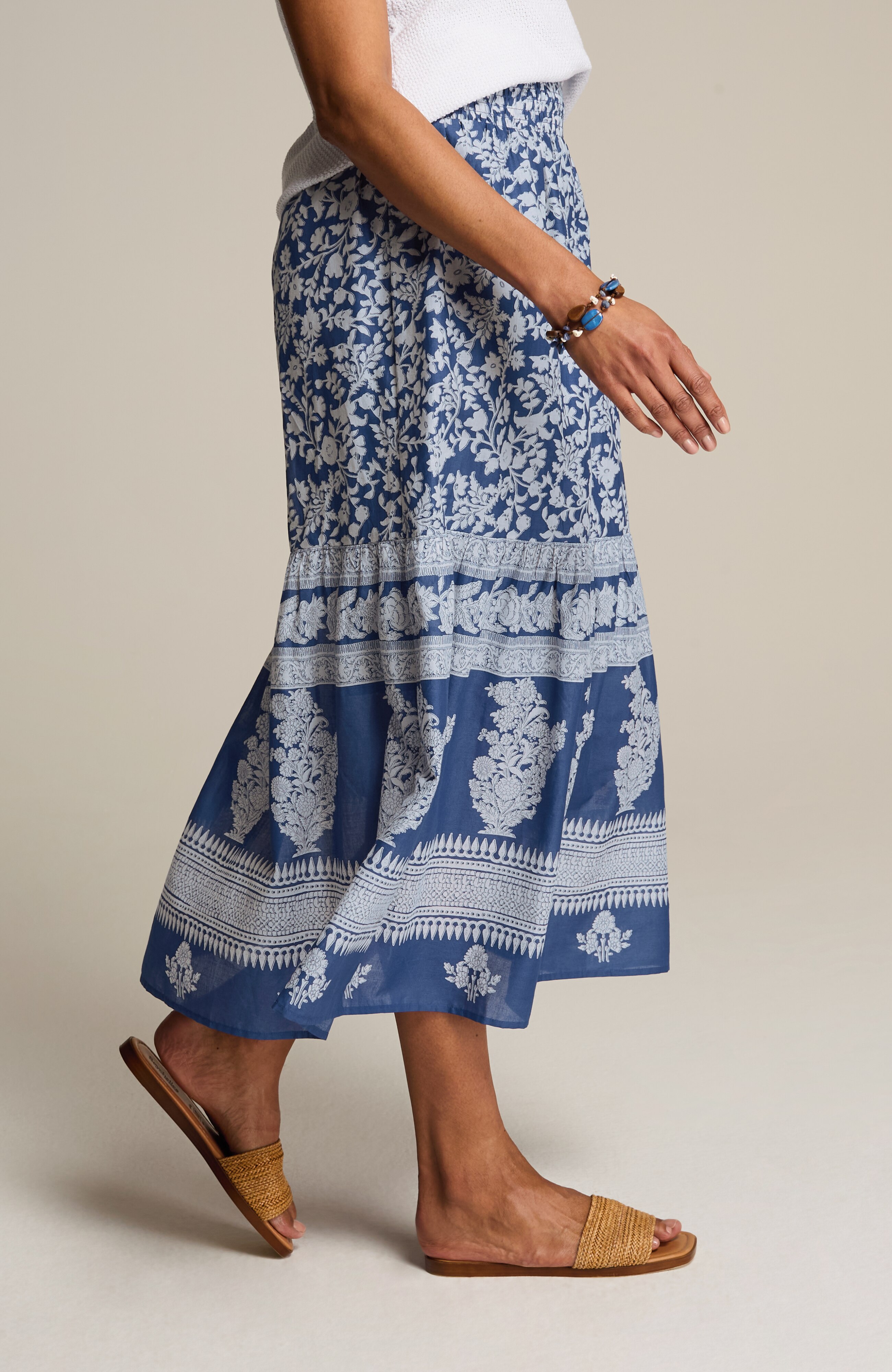 Murral Quartz Embroidery Skirt 23SS - Maxi