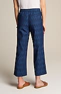 pure jill indigo dobby crops