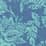 cerulean floral batik