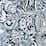ink blue clustered paisley, $69.99