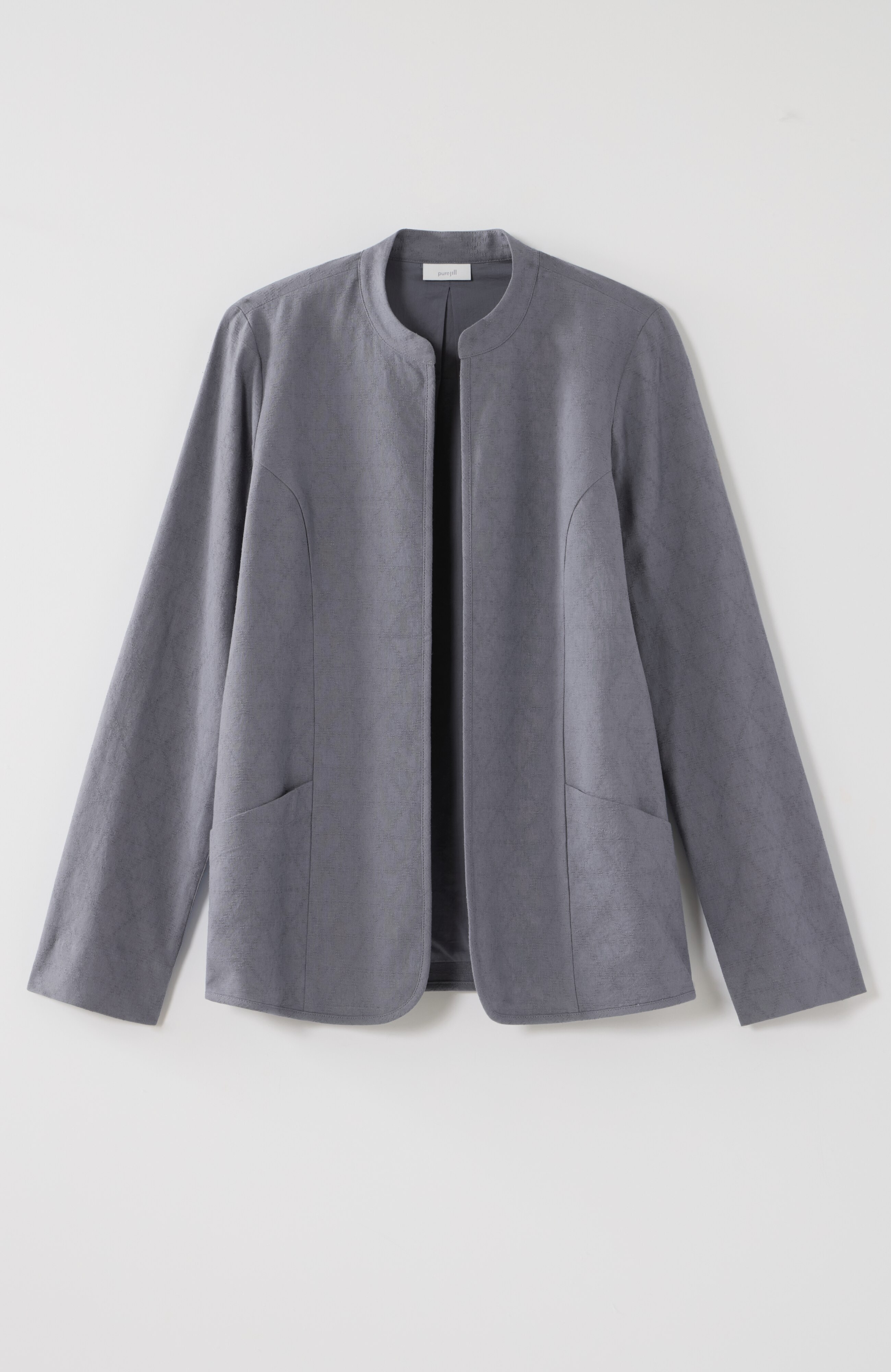 pure jill cotton dobby jacket
