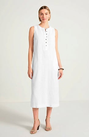 Image for Pure Jill Double-Gauze Midi Dress