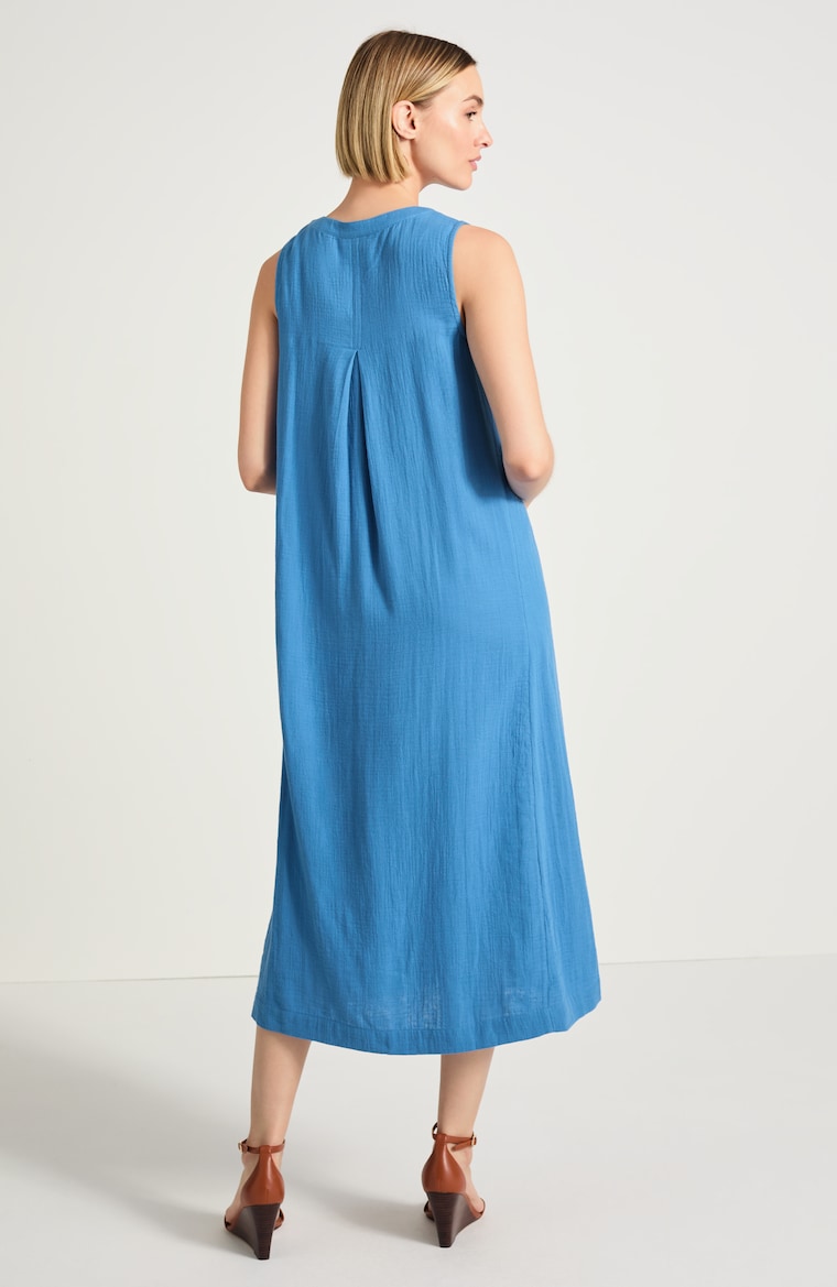 Pure Jill Double-Gauze Midi Dress | JJill