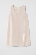 pure jill linen princess-seam tunic