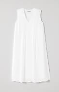 pure jill linen pintucked dress