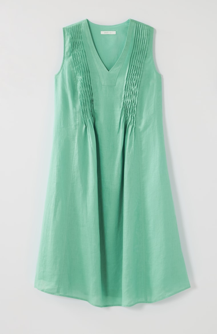 PURE JILL LINEN PINTUCKED DRESS | JJill PURE JILL LINEN PINTUCKED DRESS | JJill
