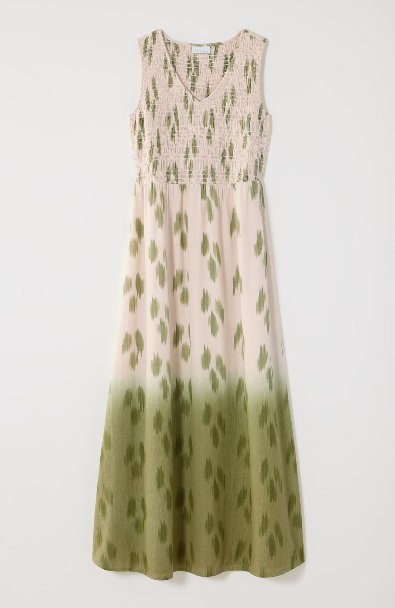 pure jill dip-dyed ikat dress