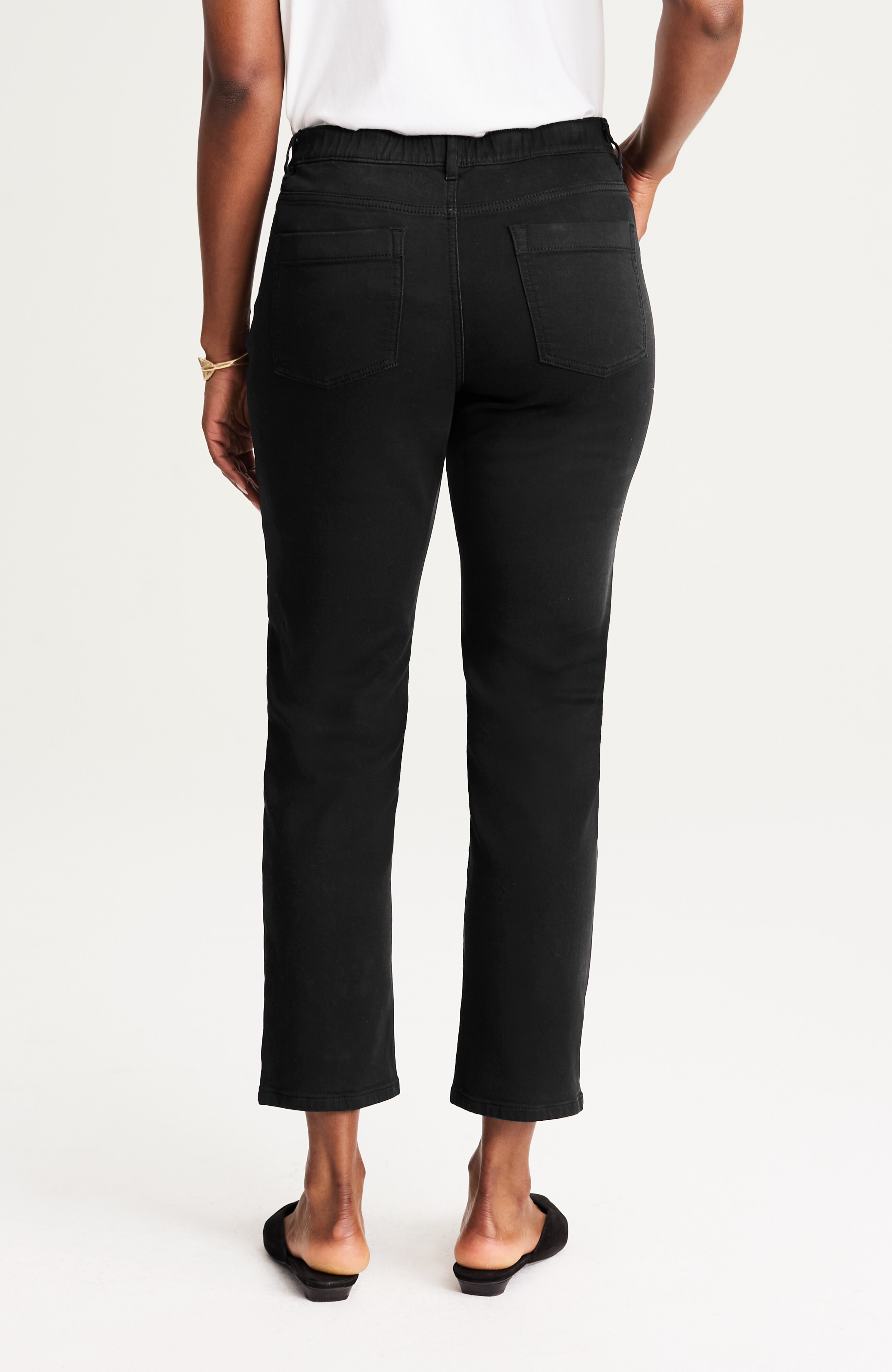 pure jill soft slim-leg jeans