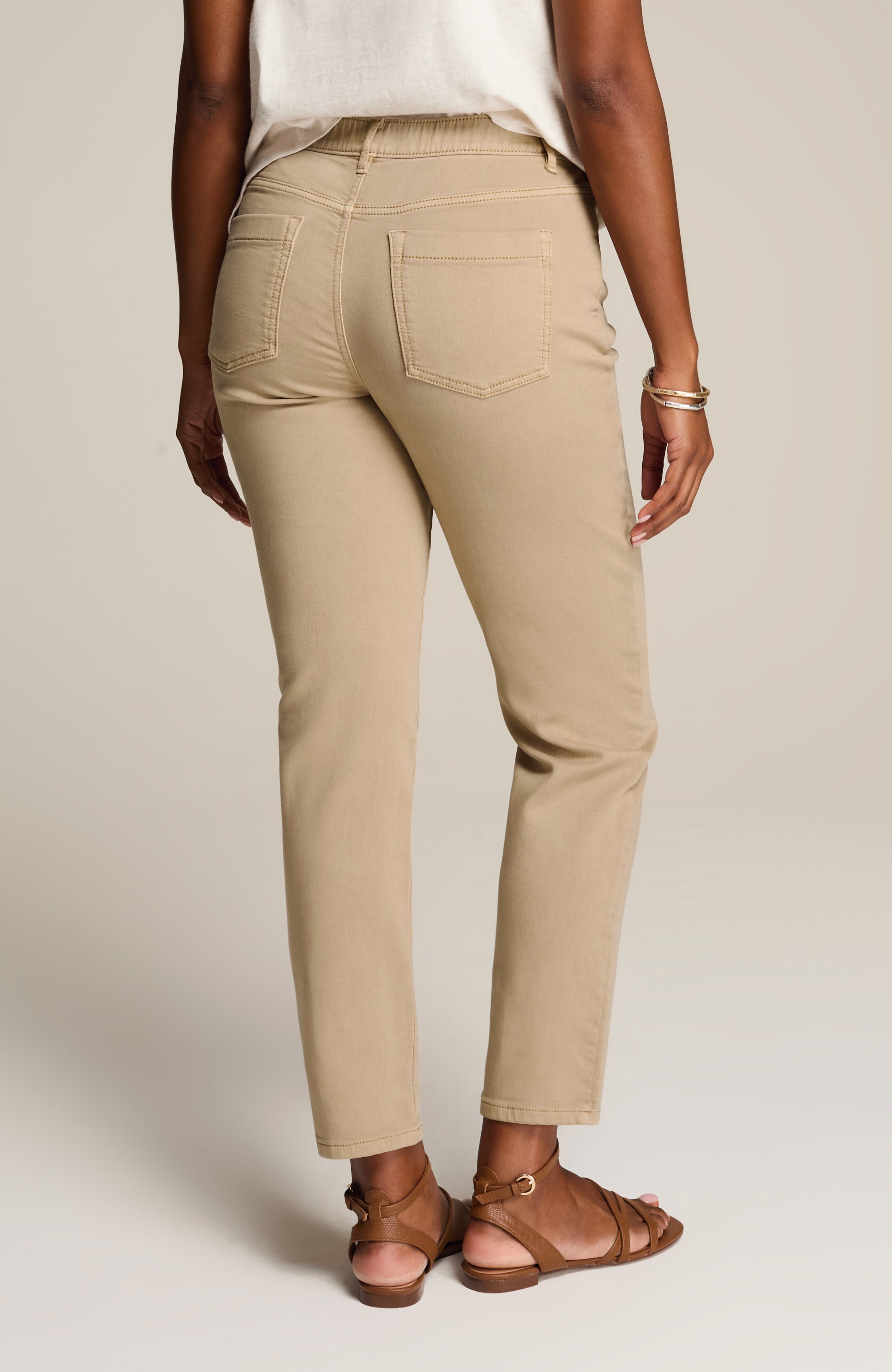 pure jill soft slim-leg jeans