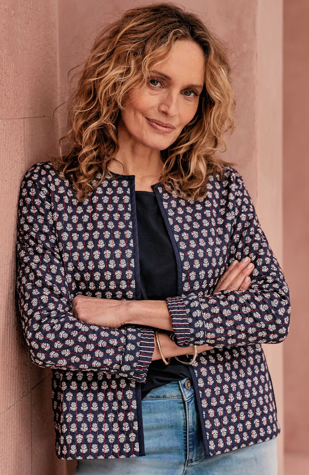 Jjill J.jill Quilted Open-front Jacket