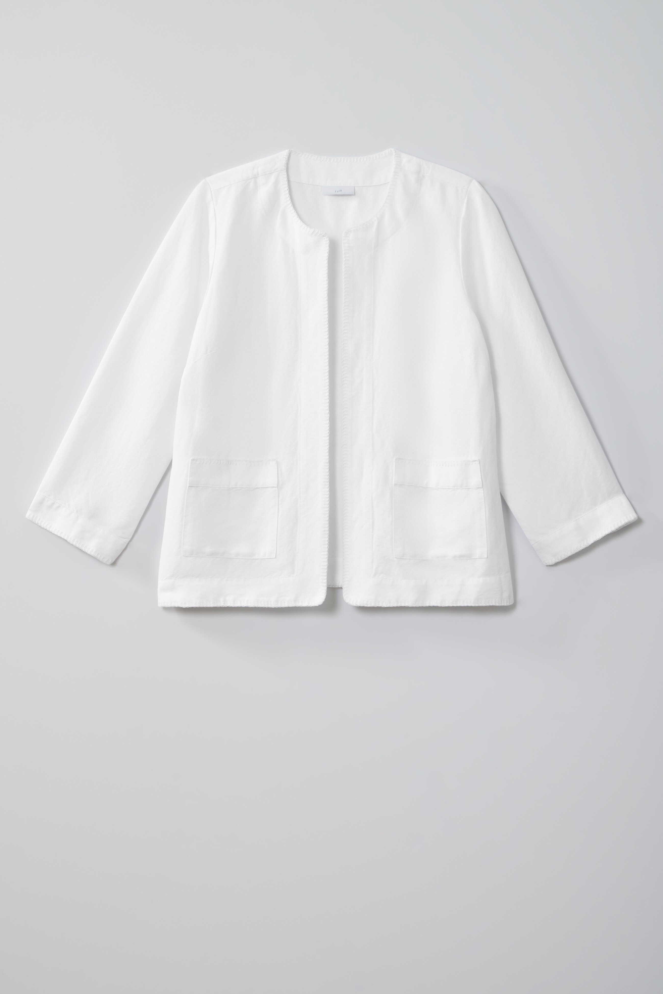 Whipstitched Open-Front Jacket | JJill