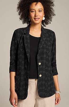 Image for Easy Eyelet Blazer