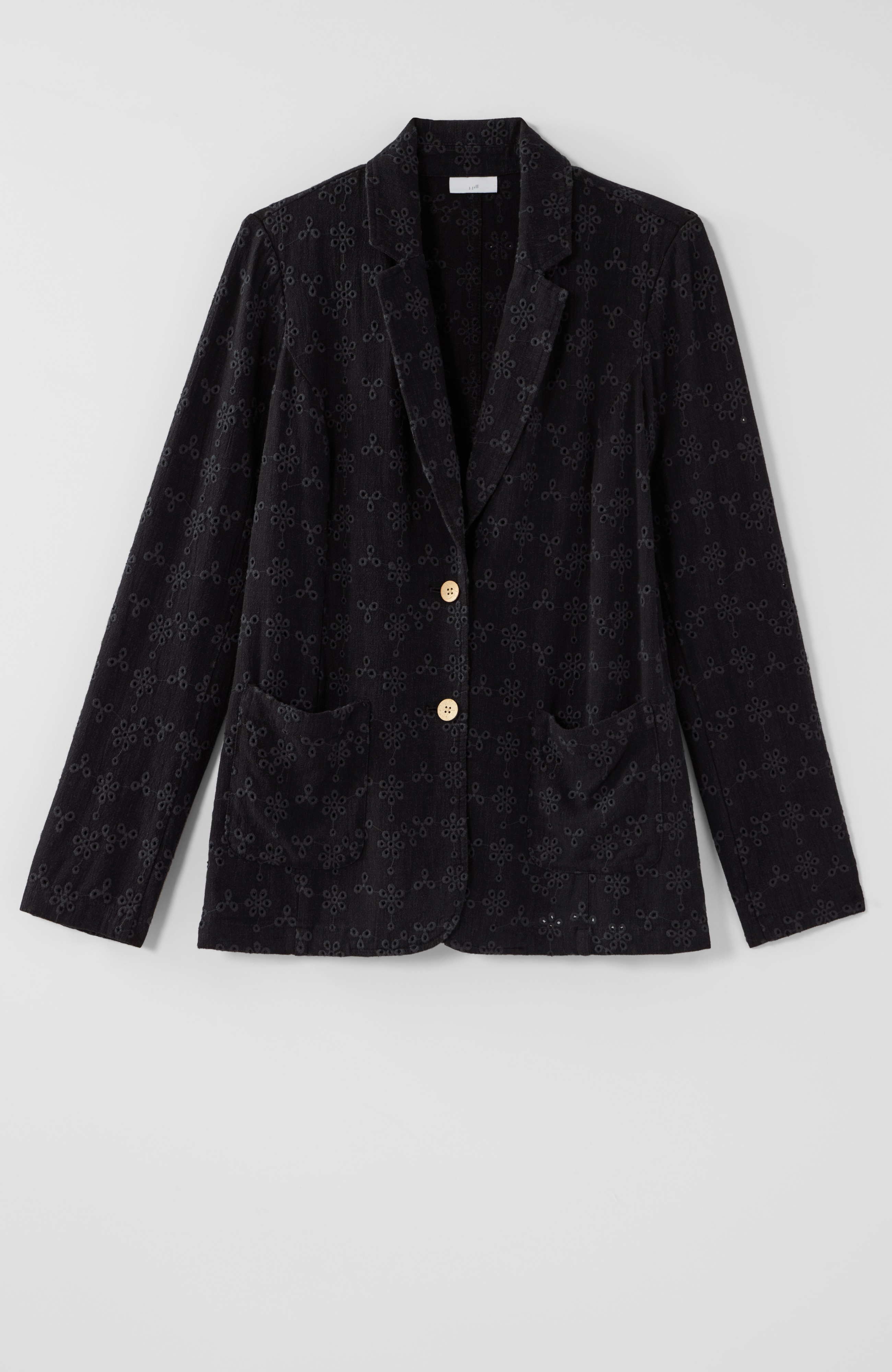 easy eyelet blazer