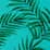 aqua blue delicate palms