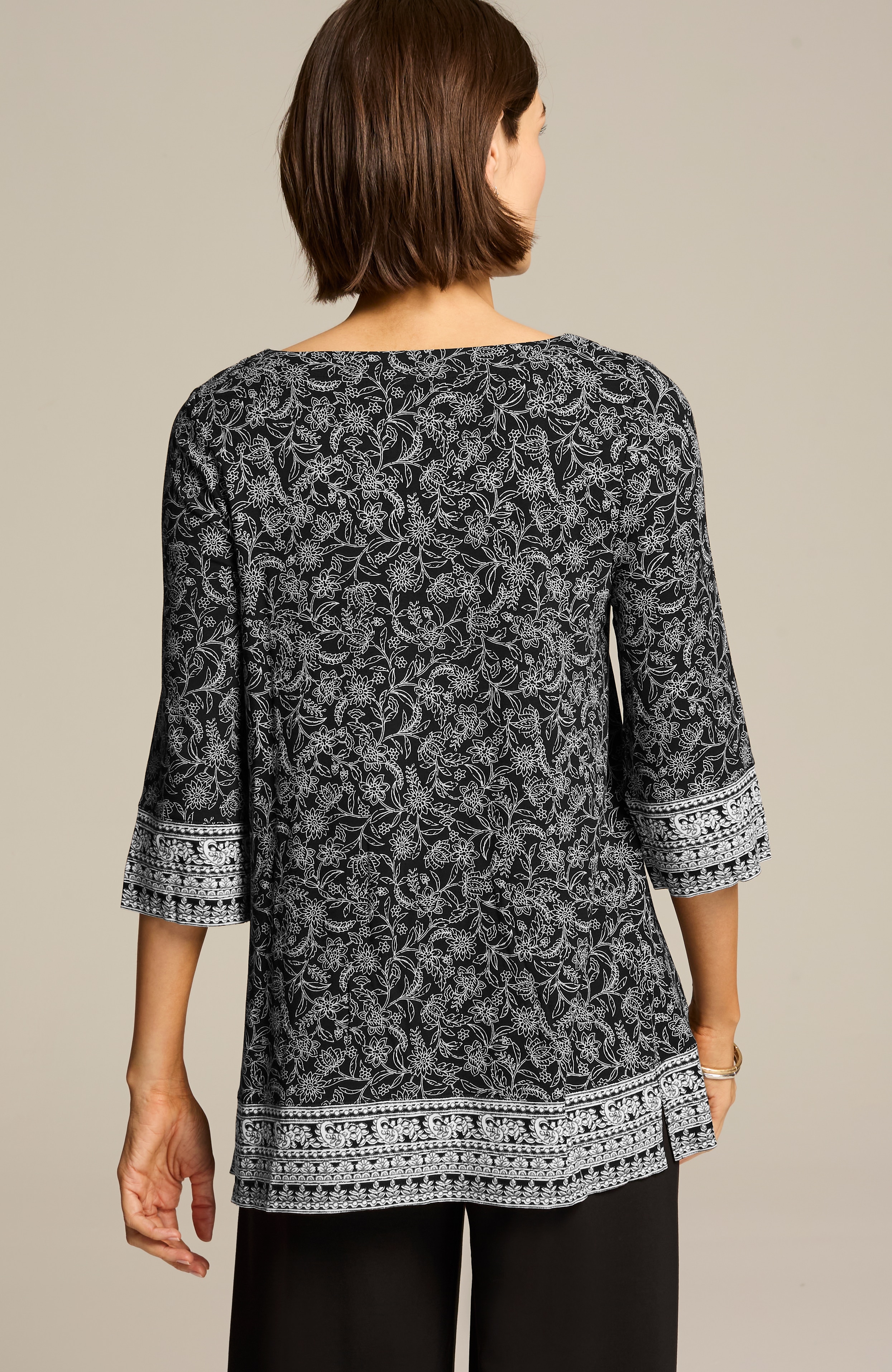 トップス 052181 23AW PERVERZE Drawing Border Knit BORDER KNIT SET-UP – PALETTE art alive ONLINE STORE
