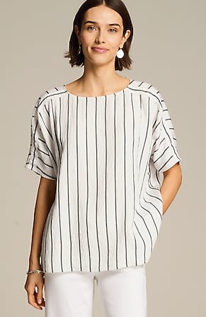Image for Wearever Stitched-Stripes Popover