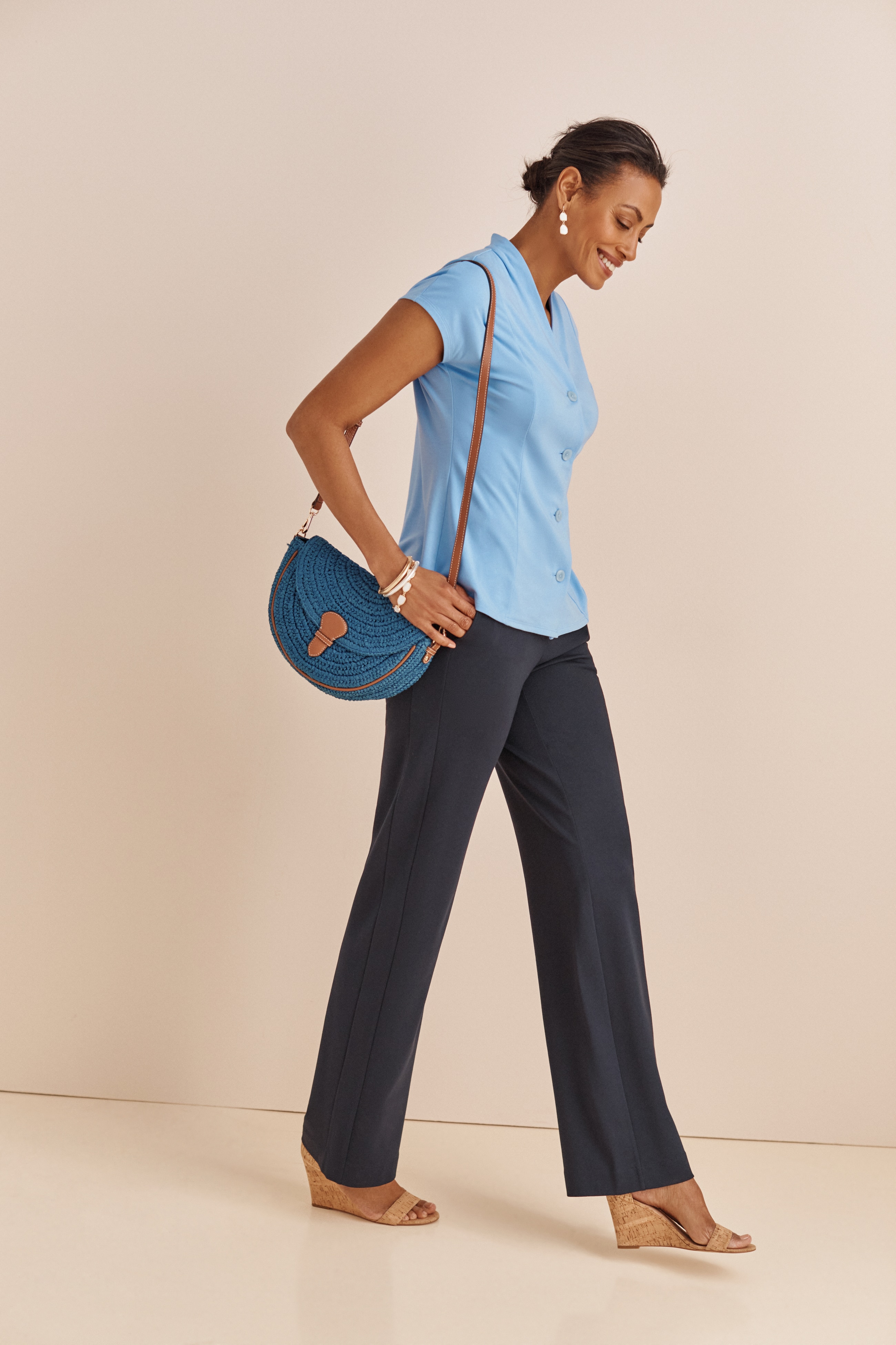 straw half-moon crossbody
