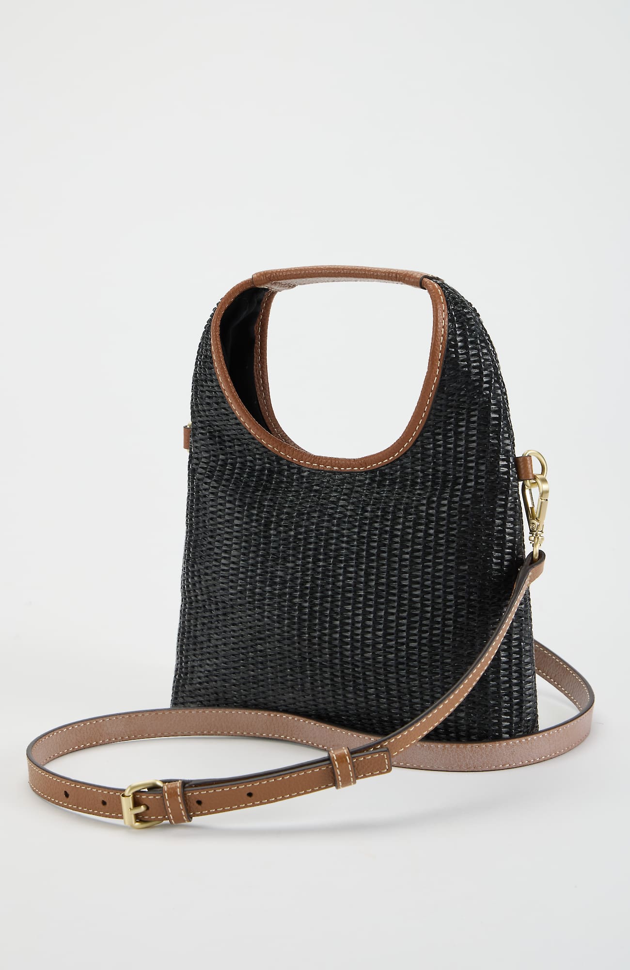 Jjill J.jill Straw & Leather Convertible Crossbody