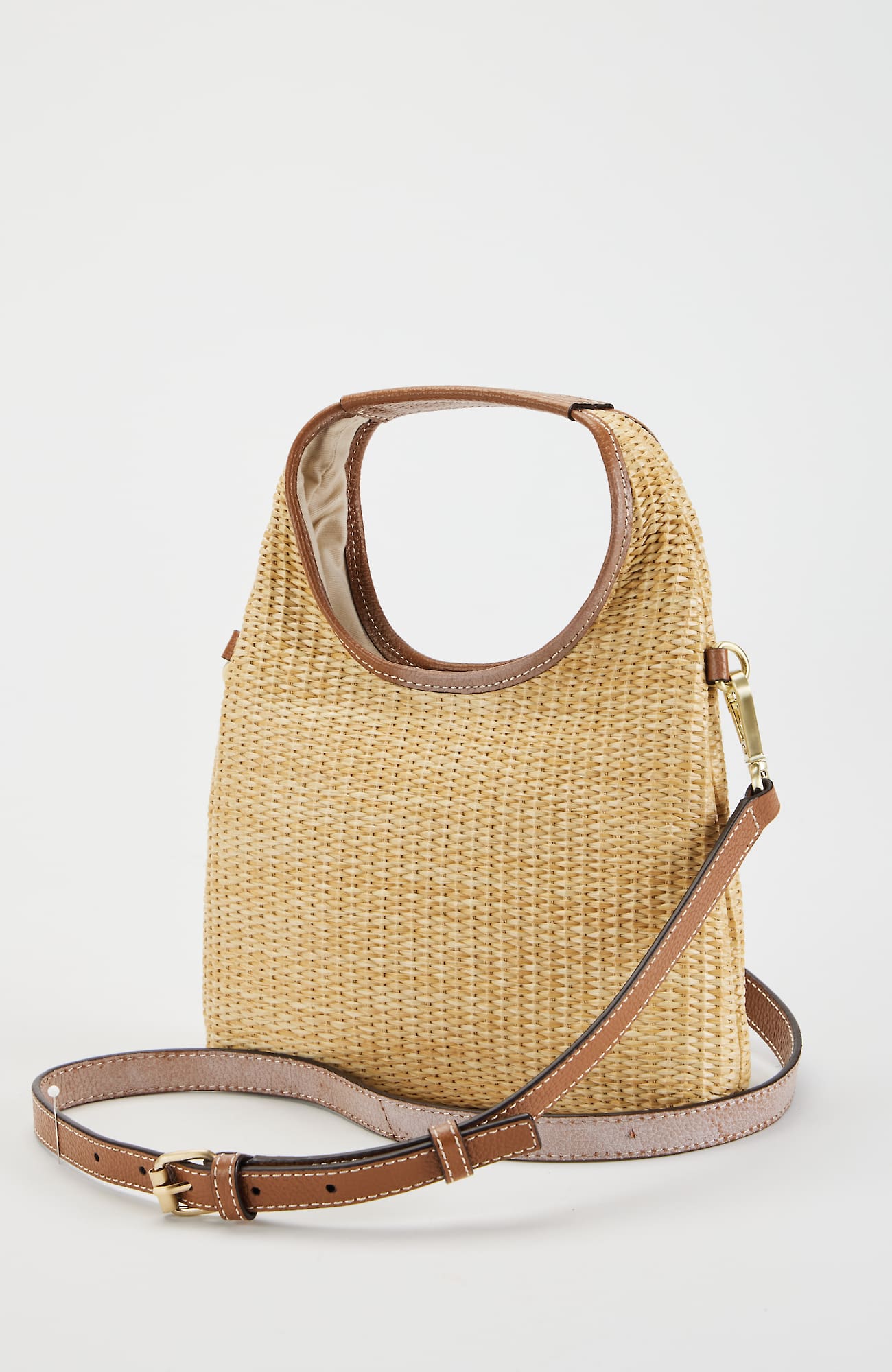 Jjill J.jill Straw & Leather Convertible Crossbody