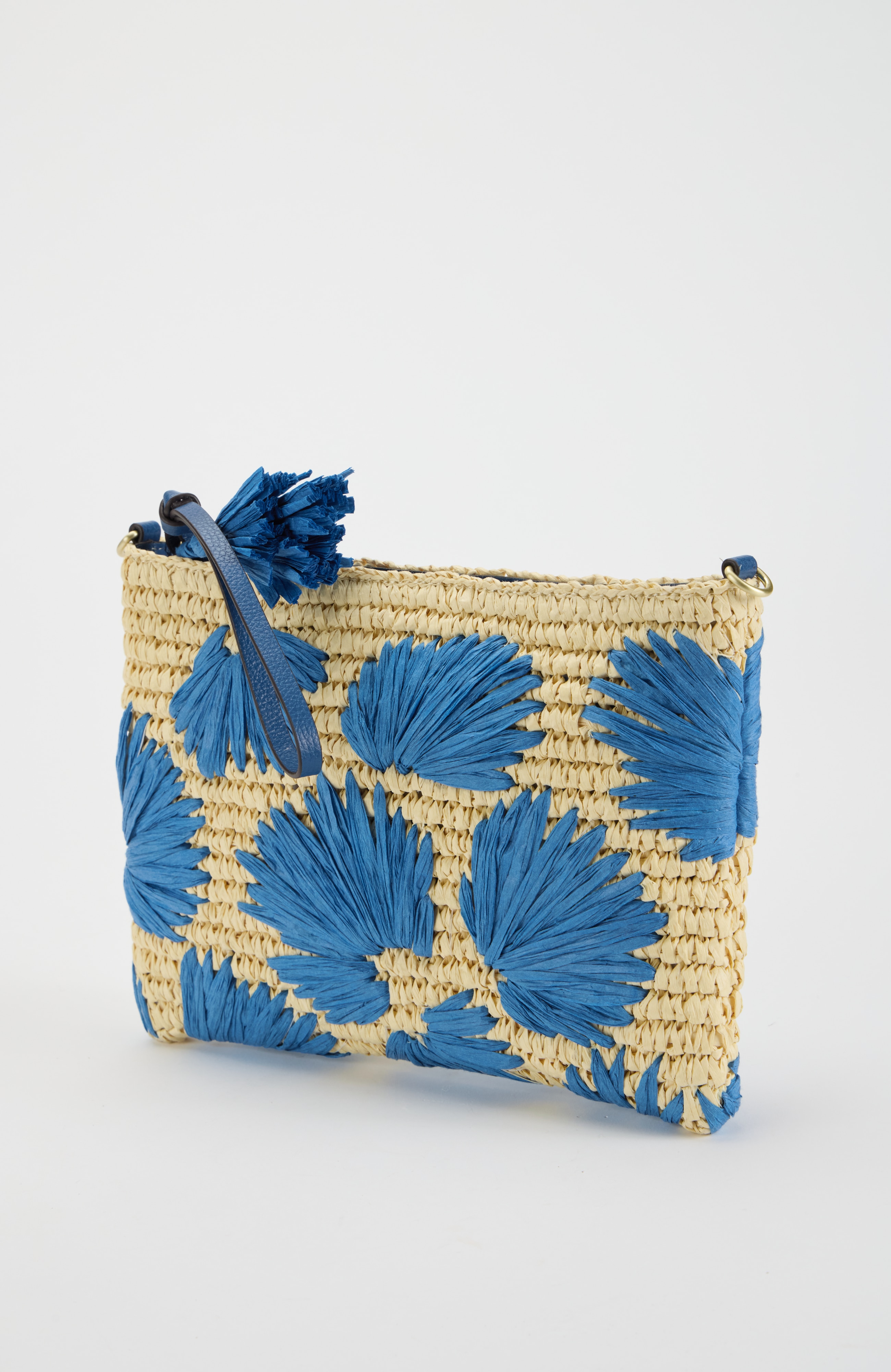 convertible embroidered wristlet