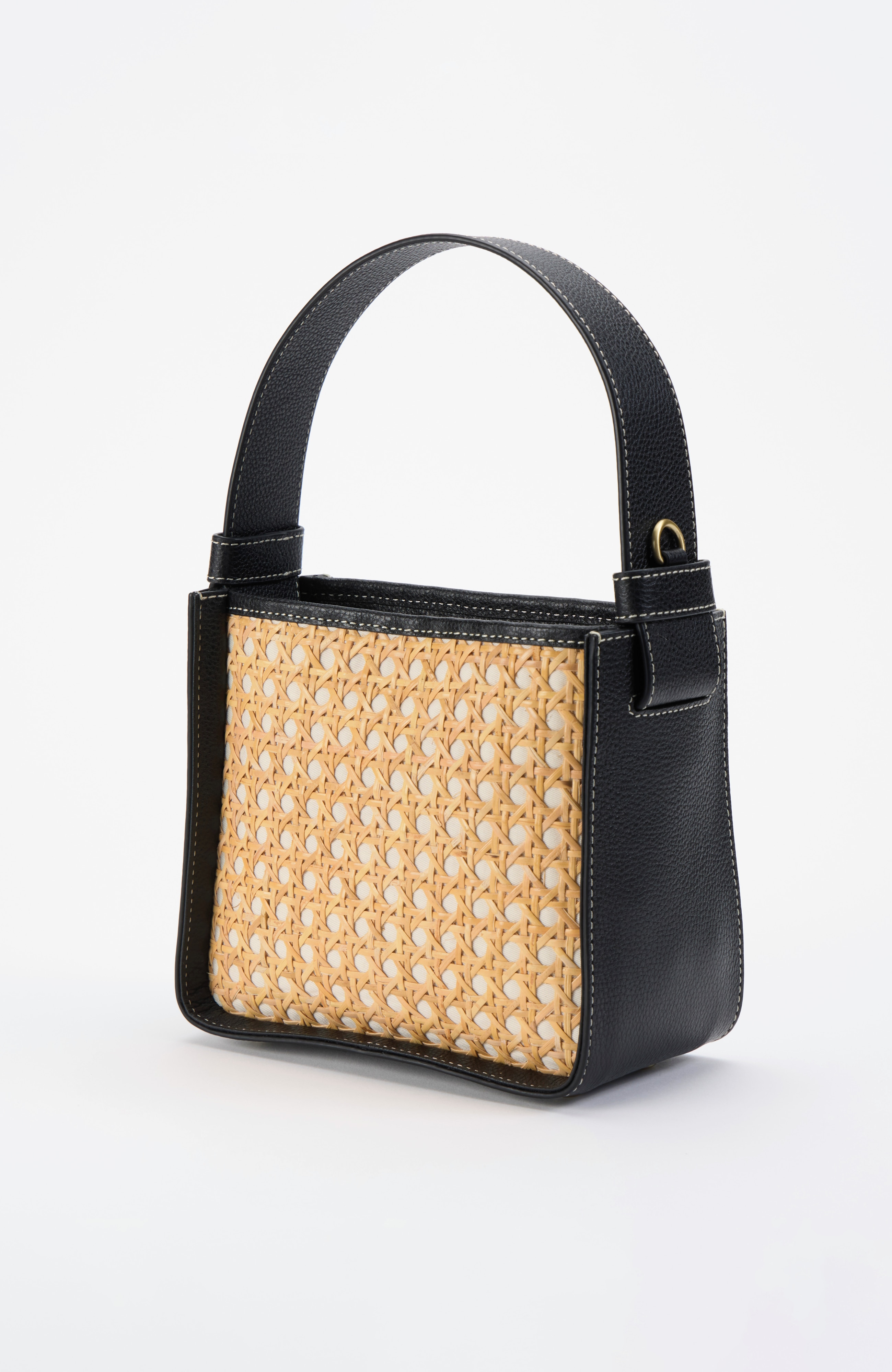 Bamboo & Leather Mini Bag | JJill