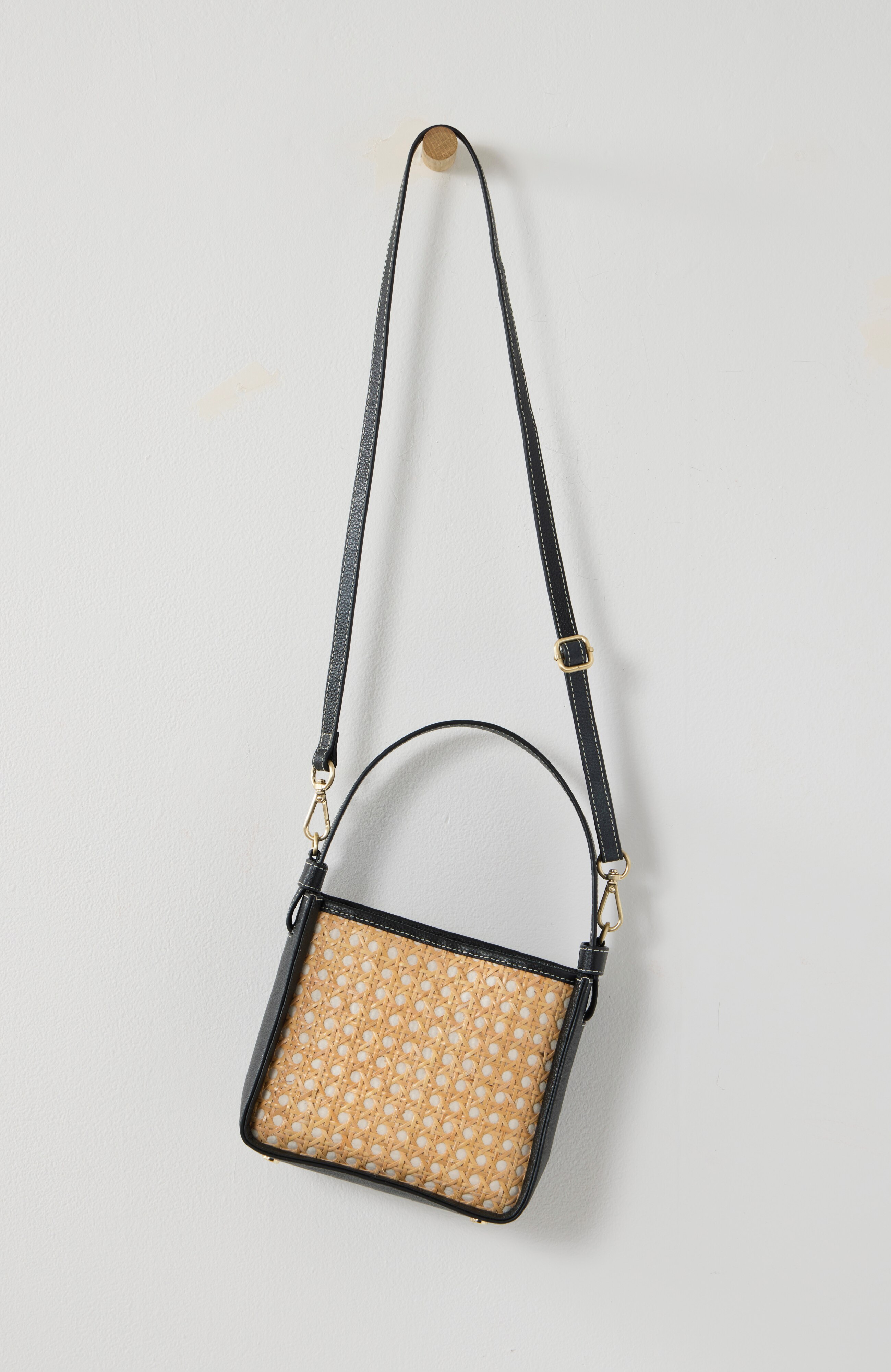 Bamboo & Leather Mini Bag | JJill