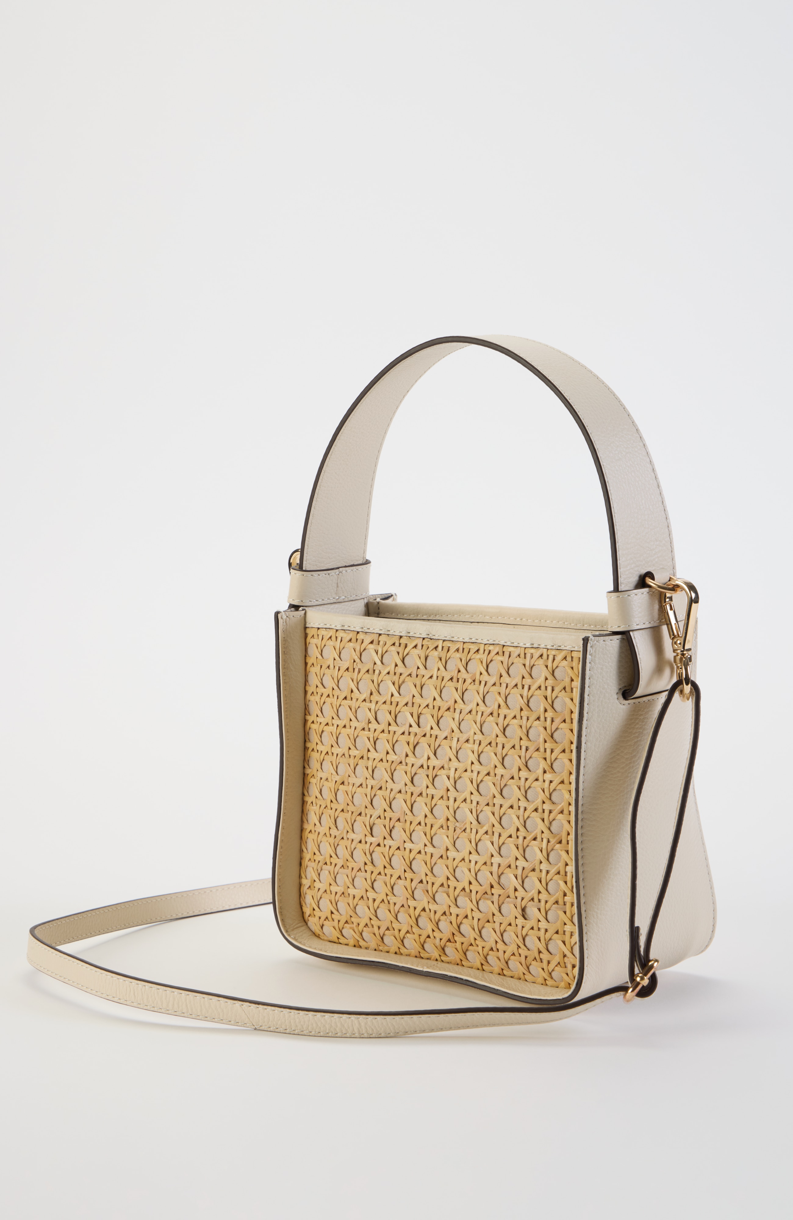 woven-textured mini bag