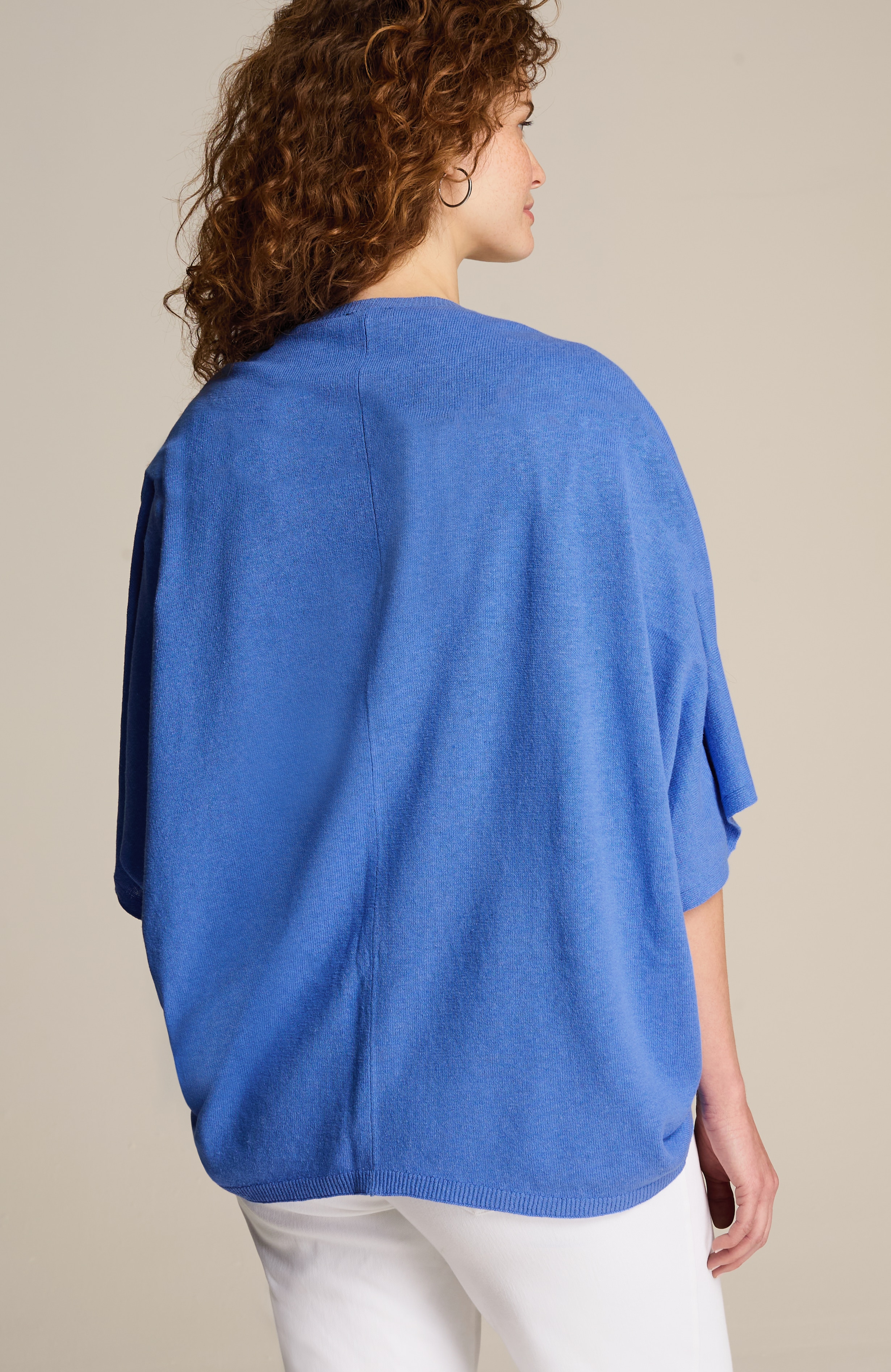 airy stitched shrug