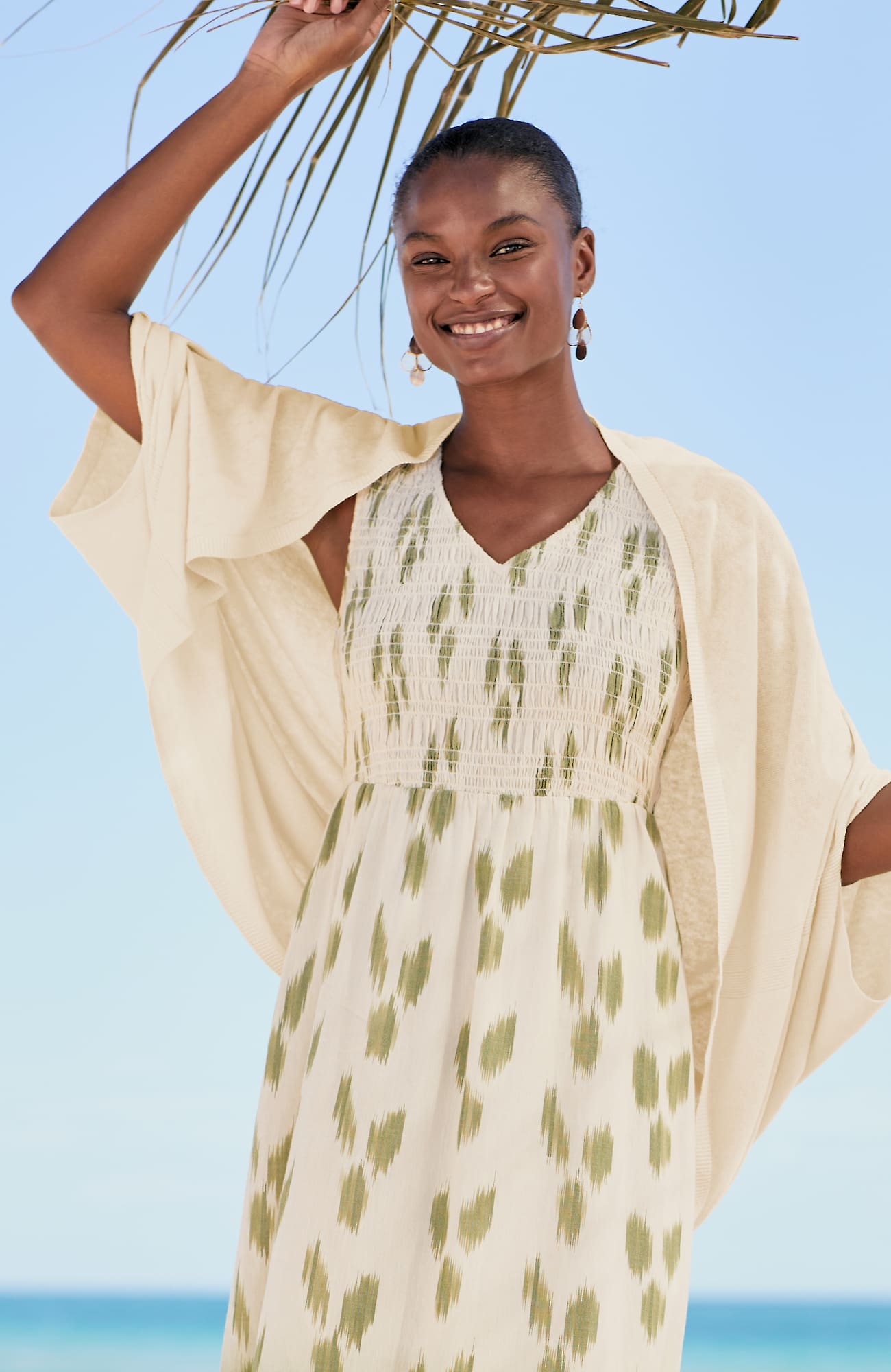 Jjill J.jill Airy Stitched Shrug