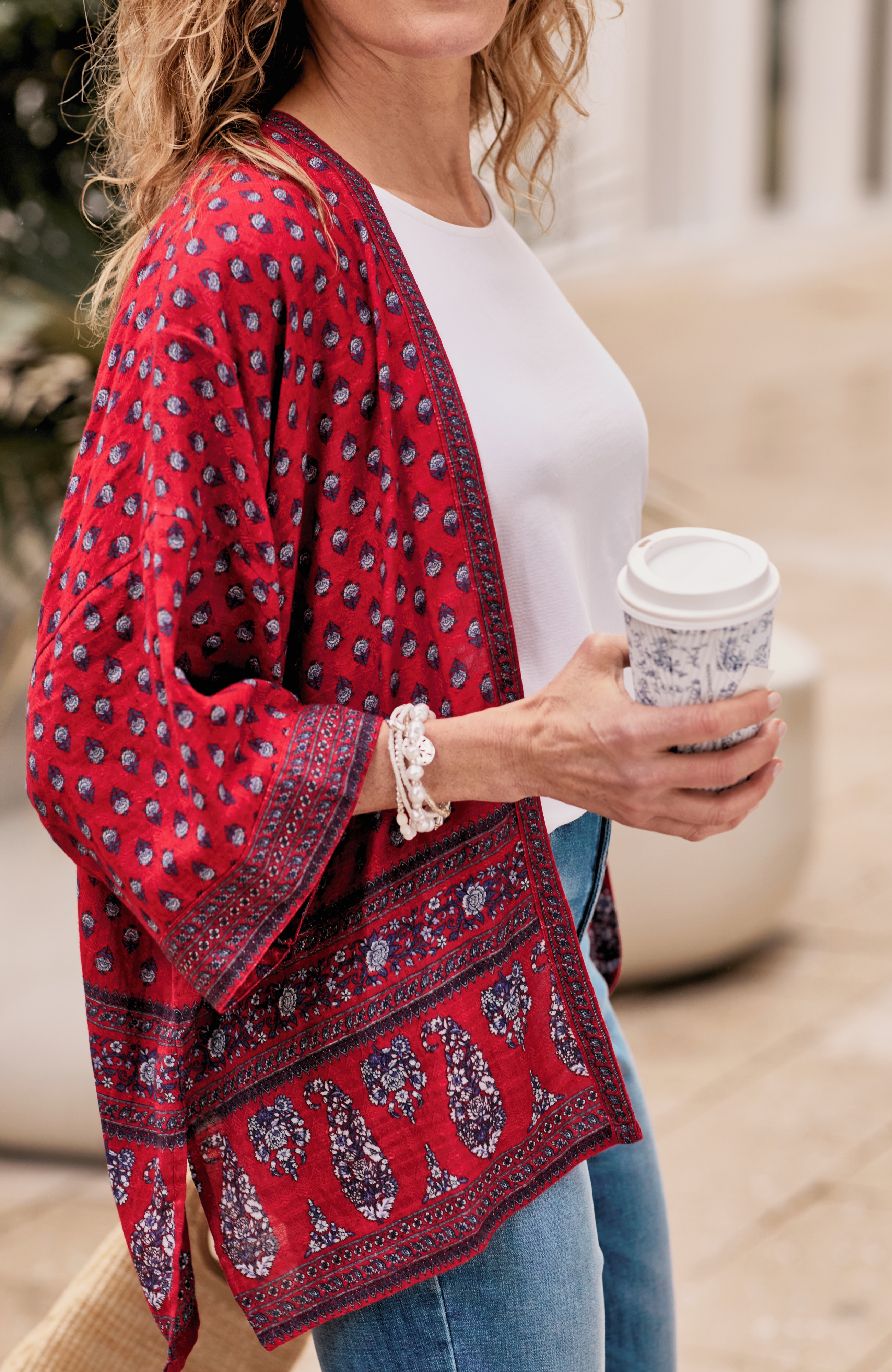 Textured-Cotton Jacket | JJill