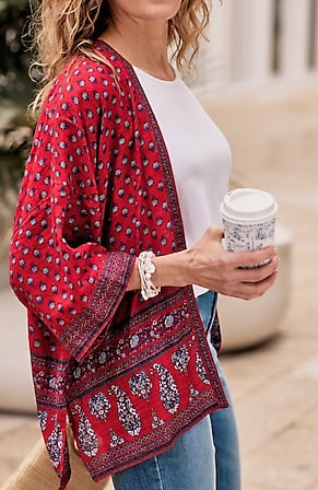 Image for Textured-Cotton Jacket