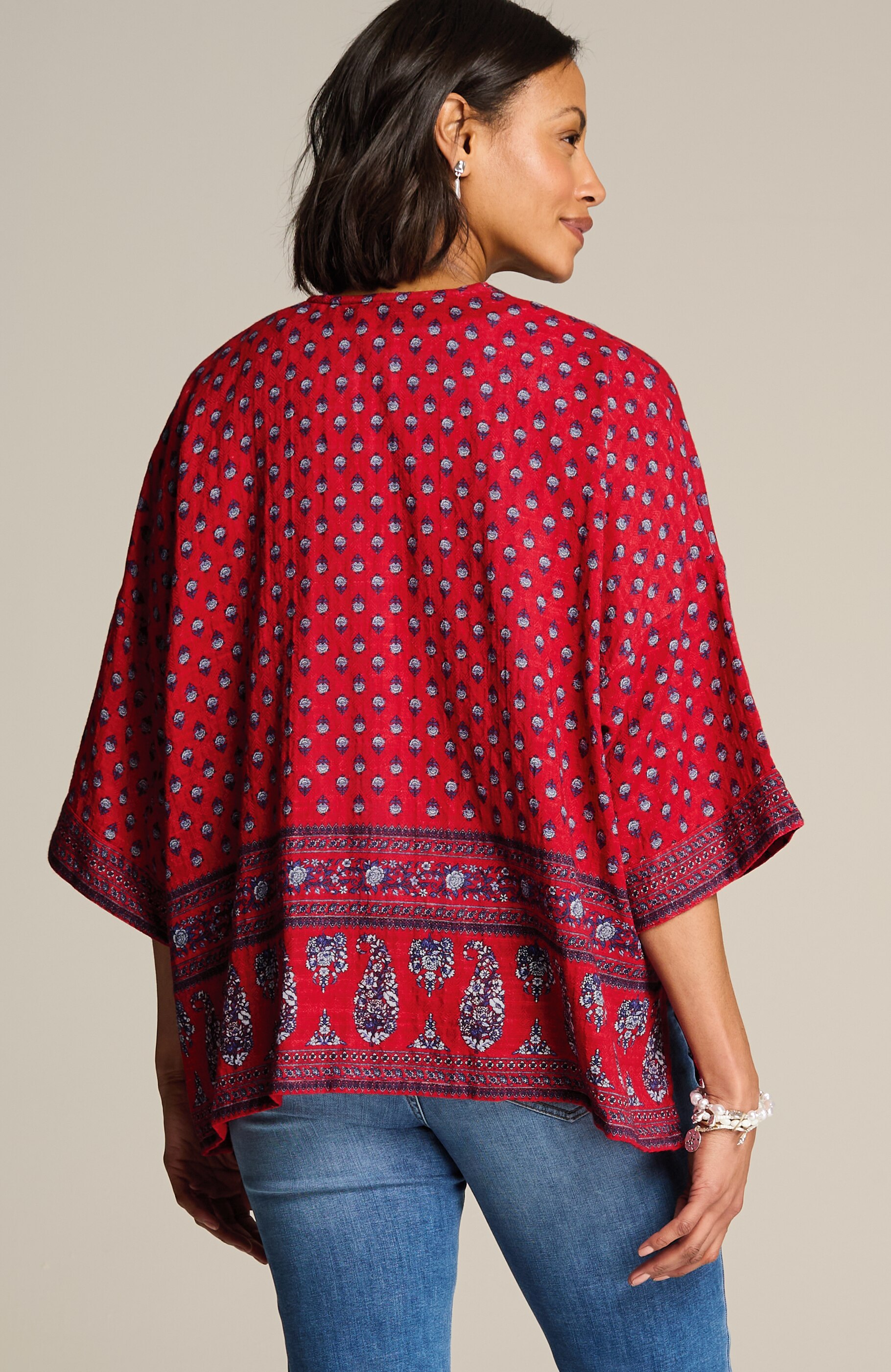 Textured-Cotton Jacket | JJill