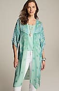 placed paisley duster