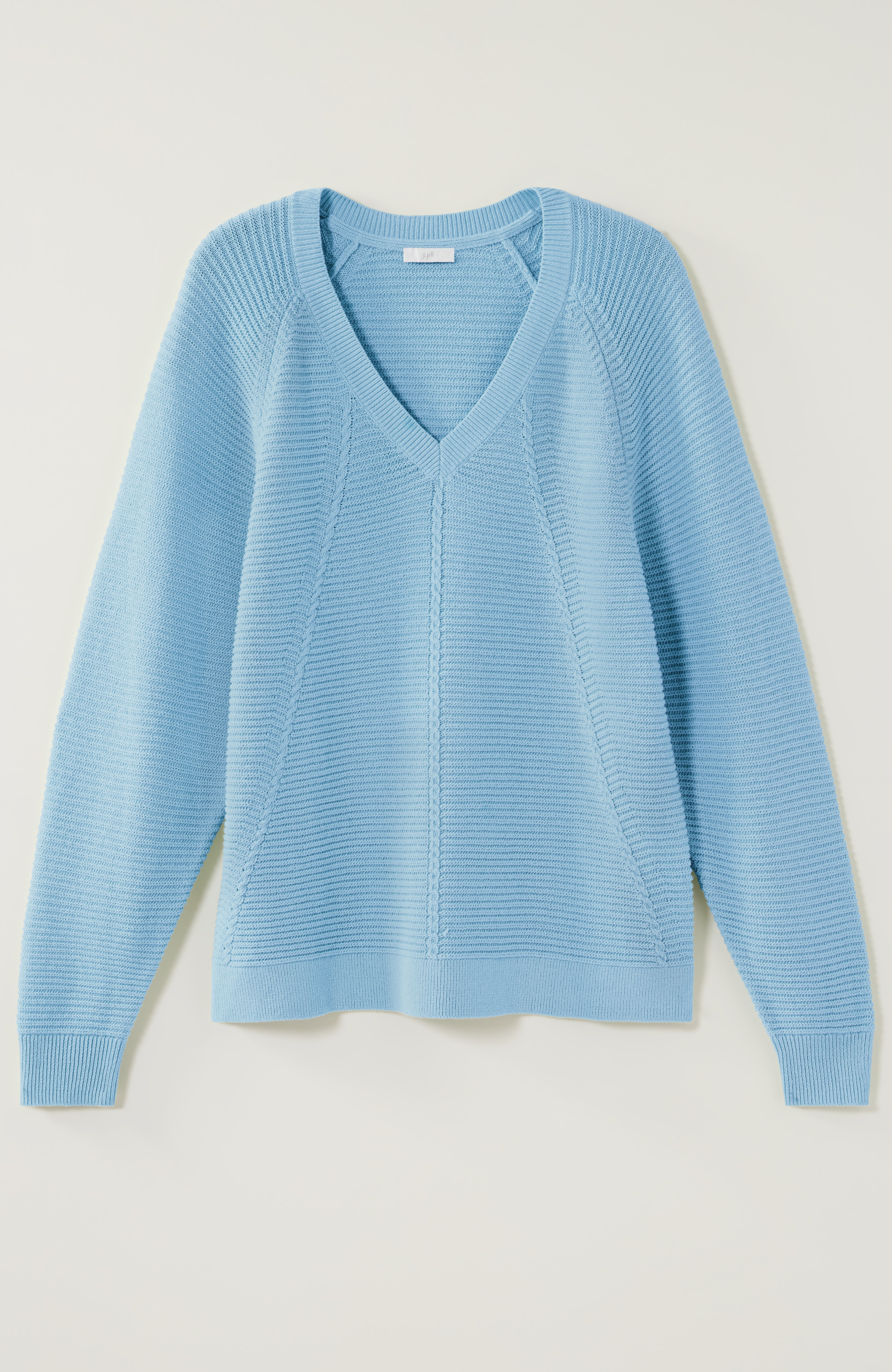 v-neck dolman-sleeve sweater