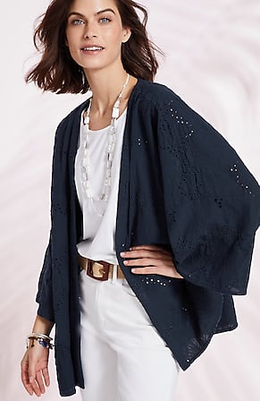 Image for Breezy Eyelet Jacket