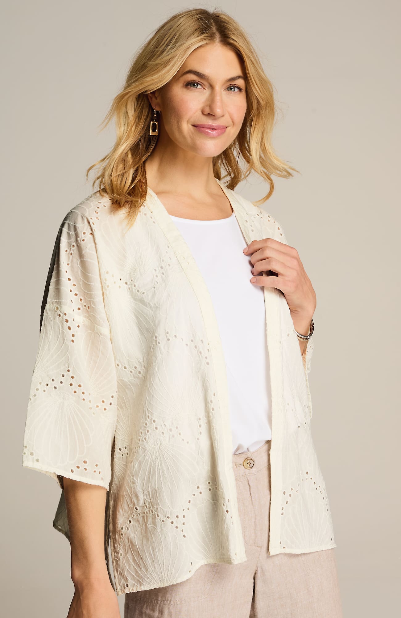 Jjill J.jill Breezy Eyelet Jacket