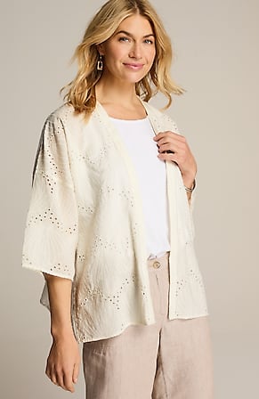 Image for Breezy Eyelet Jacket