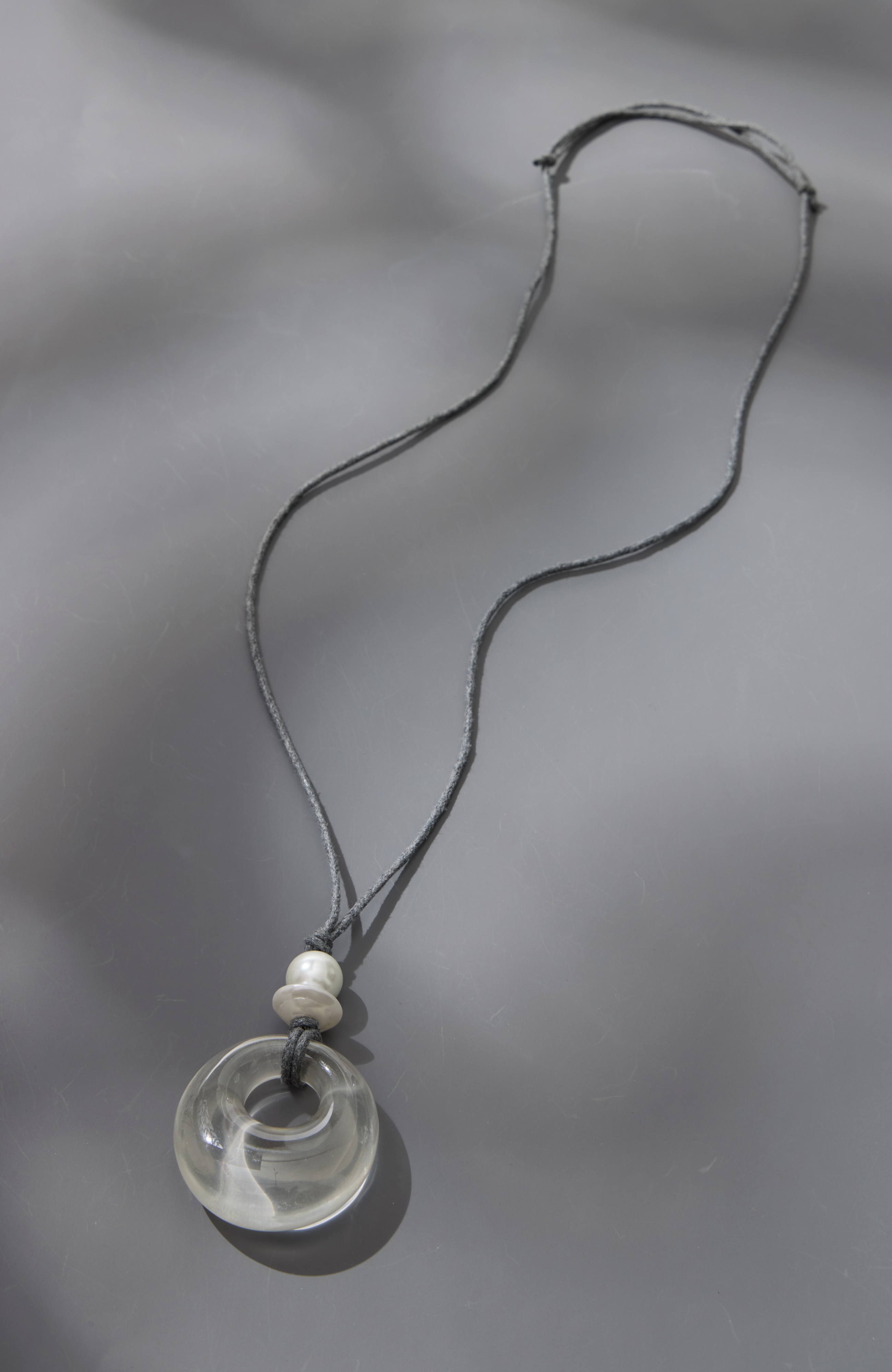 glass pendant necklace